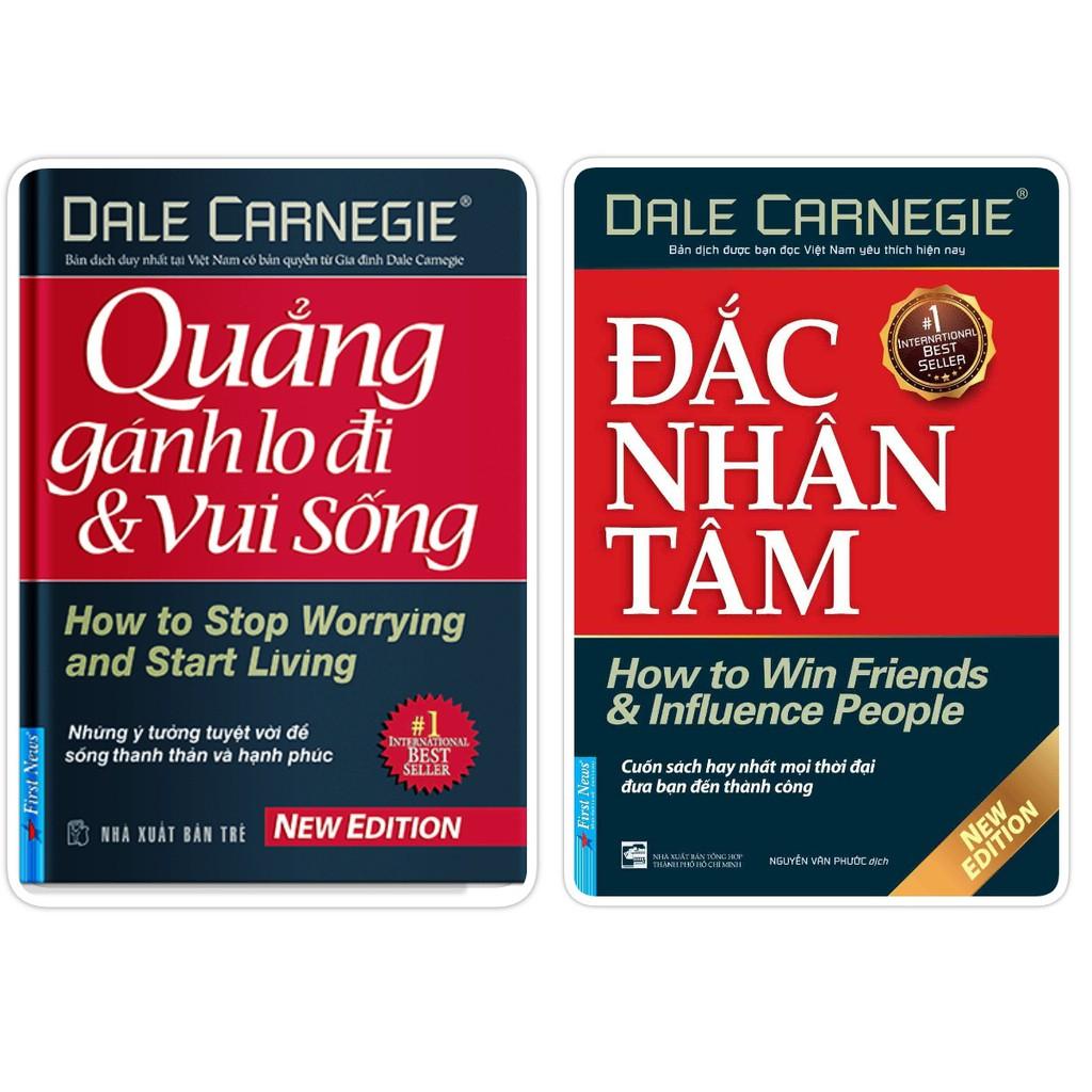 Combo Bìa Cứng Đắc Nhân Tâm 54655  Quẳng Gánh Lo Đi Và Vui Sống 54884 - Bản Quyền