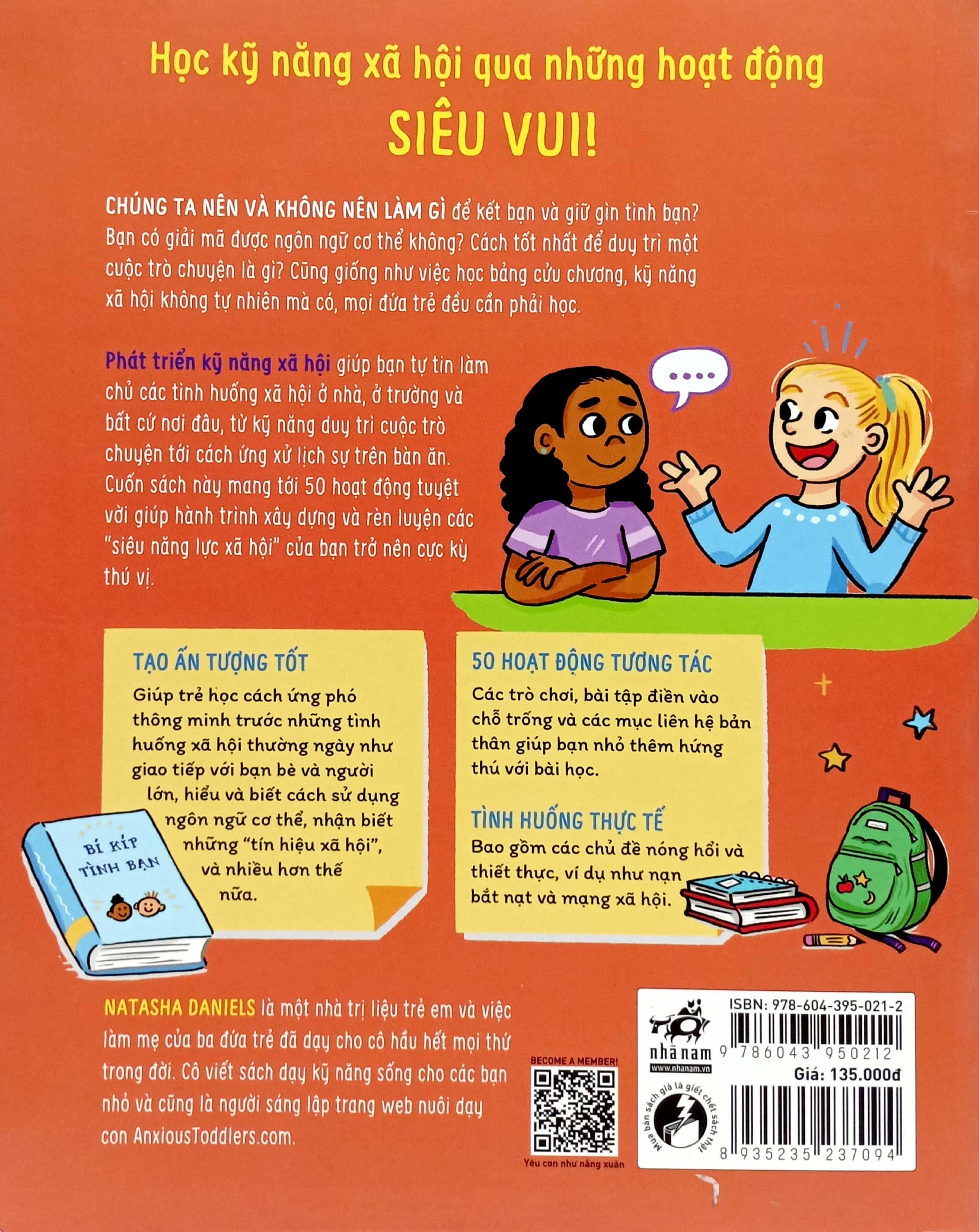 Phát Triển Kỹ Năng Xã Hội - 50 Hoạt Động Thú Vị Giúp Bạn Nhỏ Kết Bạn, Giao Tiếp Và Thành Thạo Các Kỹ Năng Xã Hội