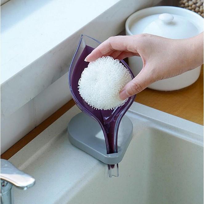 Khay Xà Phòng Leaf Clean Luôn Khô Ráo Nhật Bản