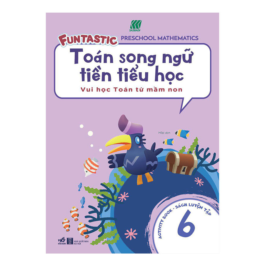 Hình ảnh Toán Song Ngữ Tiền Tiểu Học - Sách Luyện Tập 6