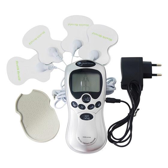 Máy mát xa xung điện trị liệu 4 miếng dán Trắng - Máy cầm tay trị liệu 4 miếng dán - Yumeshop94