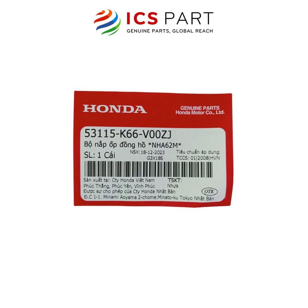 Nắp Sau Tay Lái (Nhựa Gáy) HONDA Air Blade 125 2015-2016 Xám Nha62M (Có Tem) (53115K66V00ZJ)