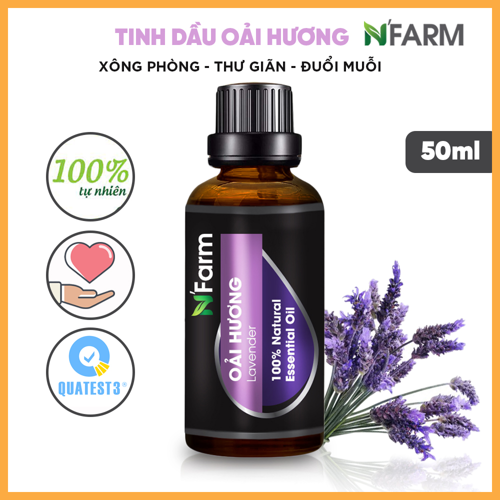 Tinh Dầu Xông Phòng Nguyên Chất NFARM 50ML, Nhiều Mùi Hương / Sử Dụng Với Máy Xông Tinh Dầu Giúp Thơm Phòng, Thư Giãn Đuổi Muỗi, Tốt Cho Sức Khỏe