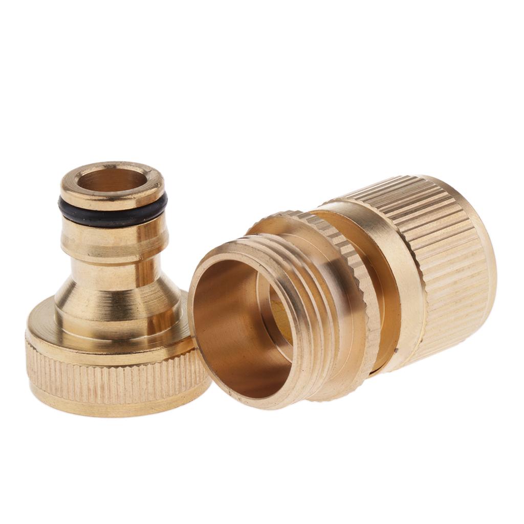 Quick Connect Male Female fitting Water Pressure Washer 3/4" Quick Coupling