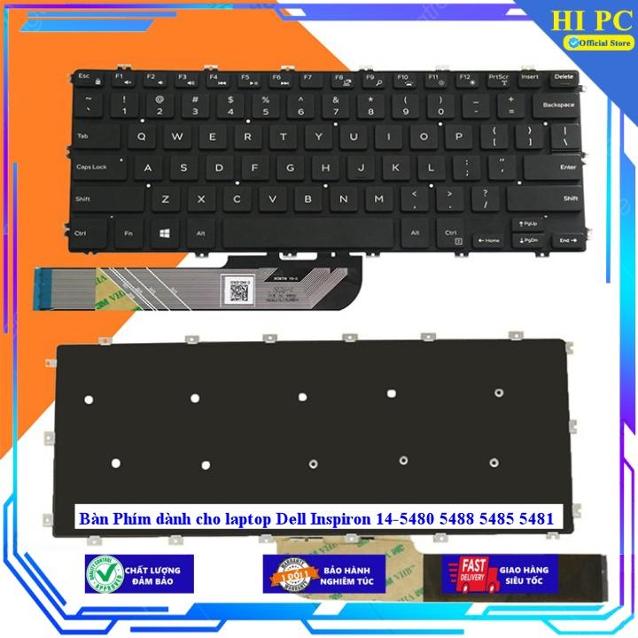 Bàn Phím dành cho laptop Dell Inspiron 14-5480 5488 5485 5481 - Hàng Nhập Khẩu CÓ ĐÈN - - CÓ ĐÈN