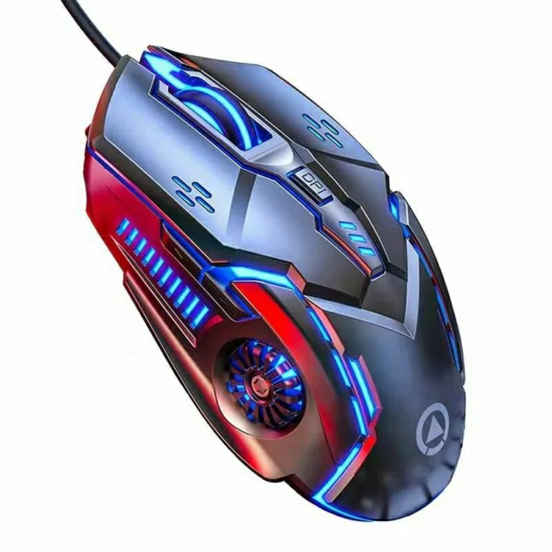 Chuột Gaming Máy Tính TEKKIN V5 PRO LED 7 Có Dây màu cực đẹp chuyên game, chỉnh được dpi - Hàng chính hãng / Hàng nhập khẩu