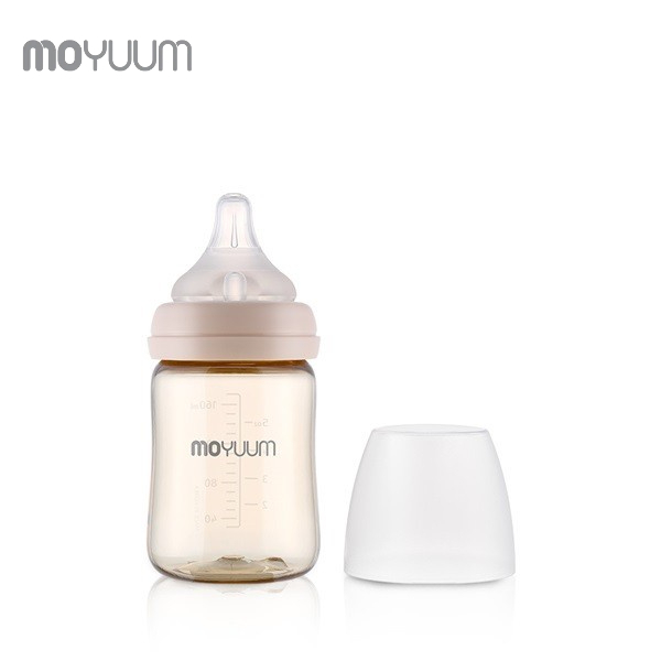 Bình sữa MOYUUM nhựa PPSU 170ml núm ty 0-3m (1 bình)