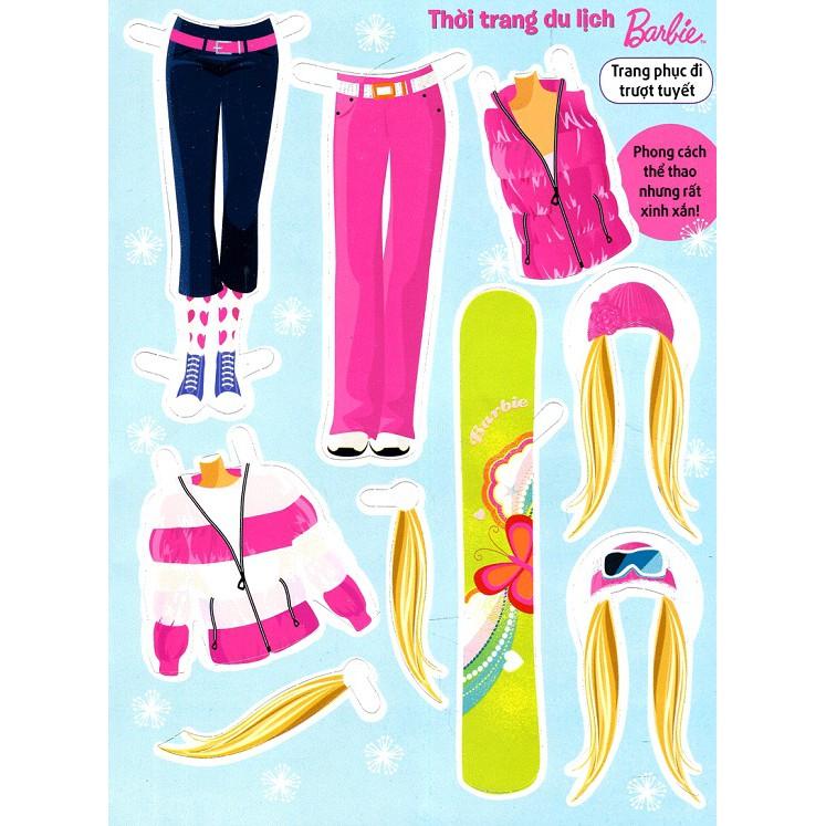 Ghép Hình Barbie Thủ Công Dựng Hình Thời Trang Thời Trang Du Lịch - Bản Quyền