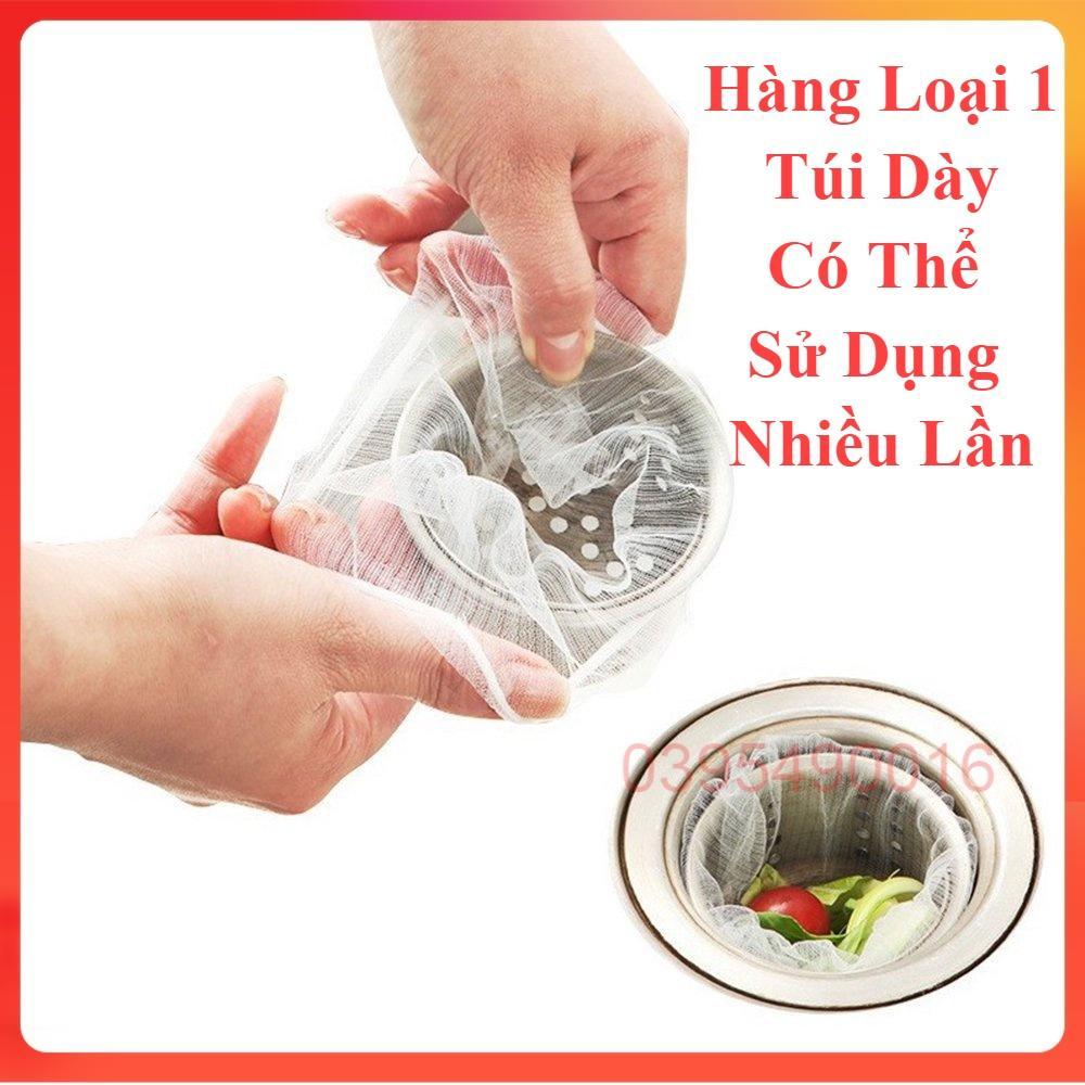 Bịch 100 Túi Lọc Rác Bồn Rửa Chén Bát Thông Minh Tiện Dụng