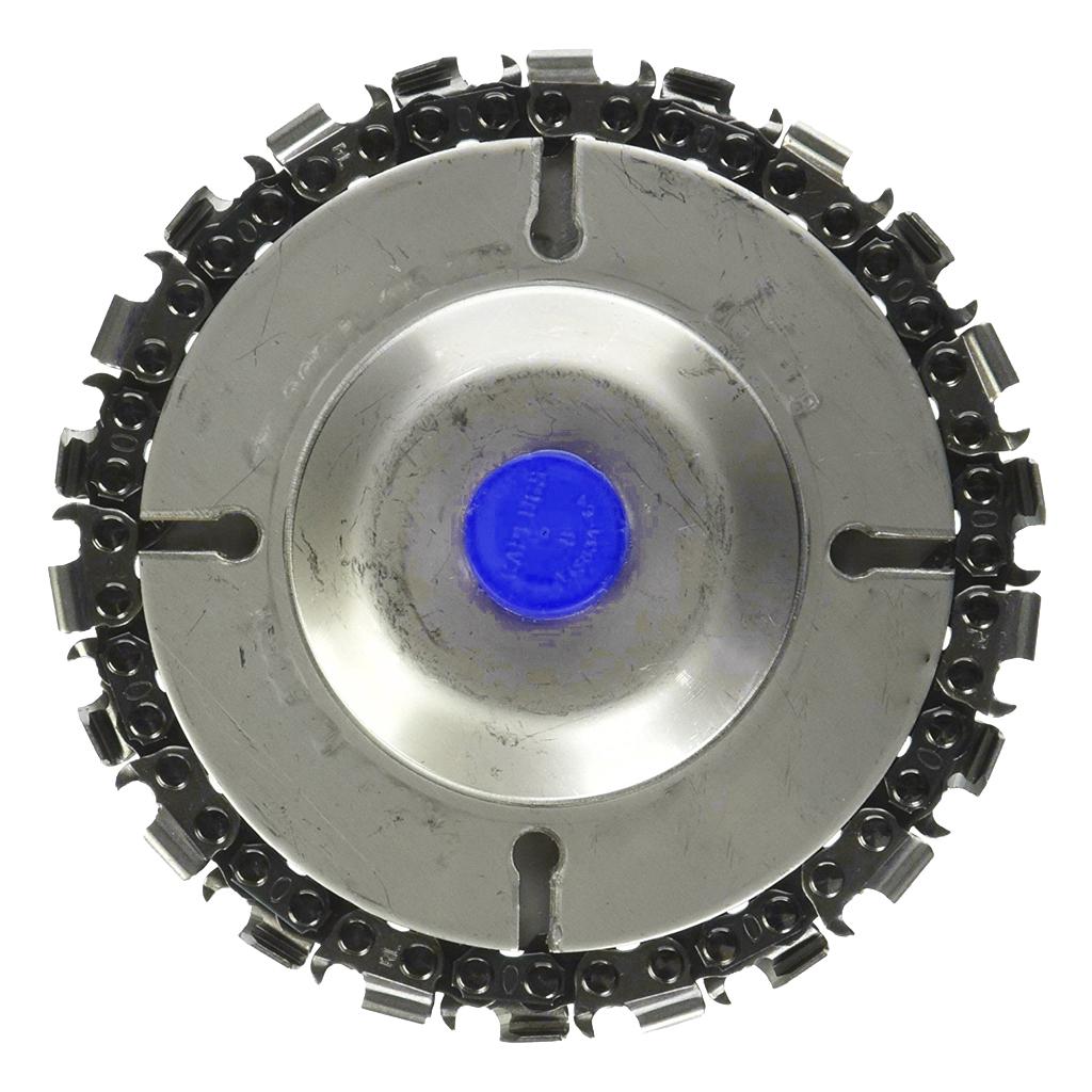 Wood Carving Disc for 4'' Cutter 4-1/2" Steel Angle Grinder 5/8" Arbor Disc