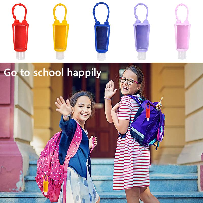 Set 5 Lọ Rỗng Đựng Xà Phòng Du Lịch 30ml / 1oz Có 5 Màu Khác Nhau