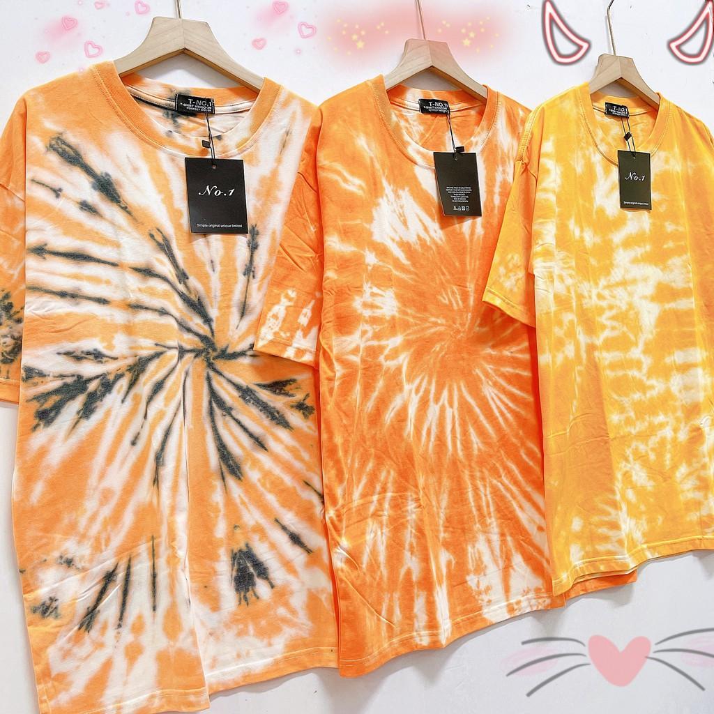 Áo loang trơn tie dye unisex form rộng Tie Boutique