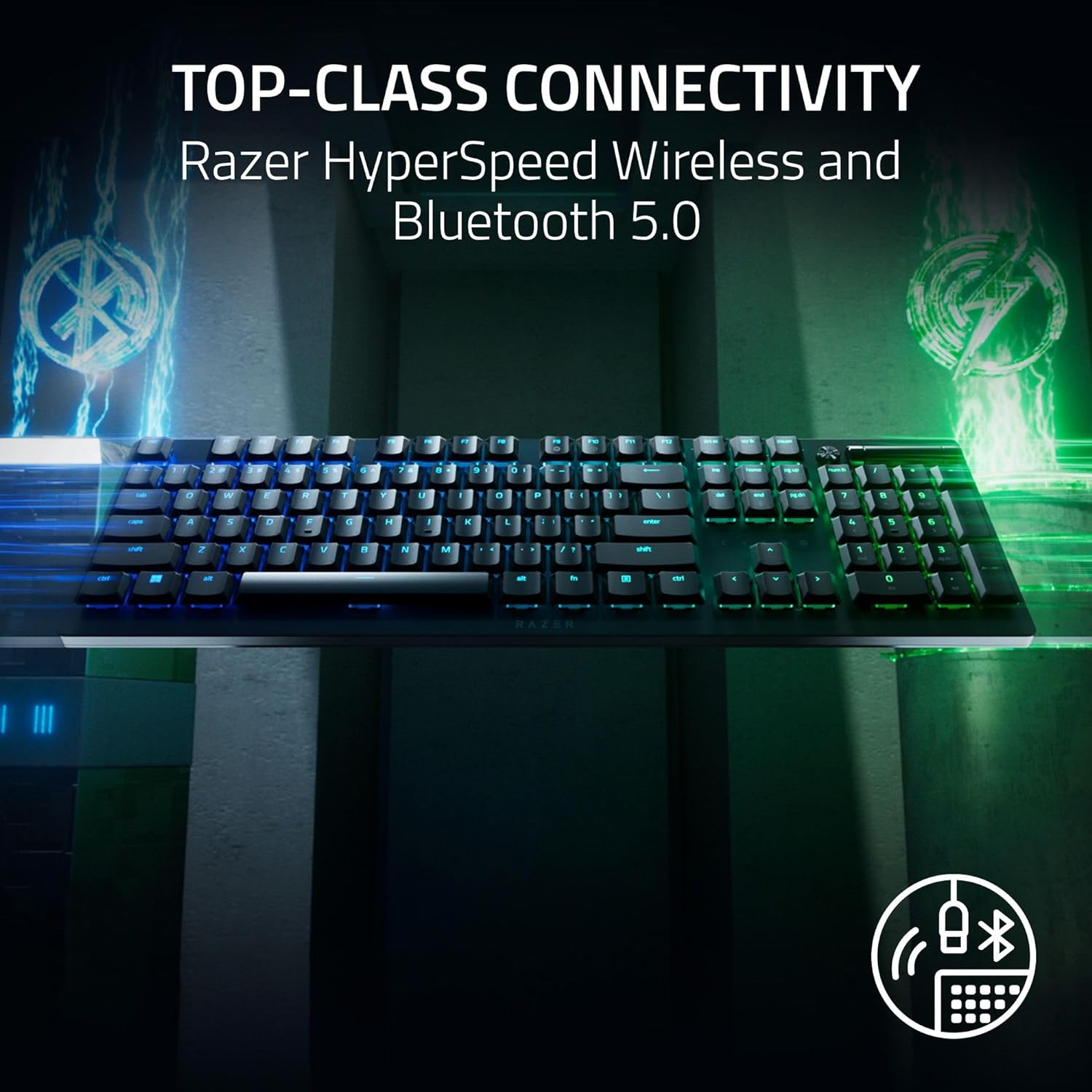 Bàn phím Razer DeathStalker V2 Pro-Wireless Low Profile Optical Gaming Keyboard_Mới, hàng chính hãng