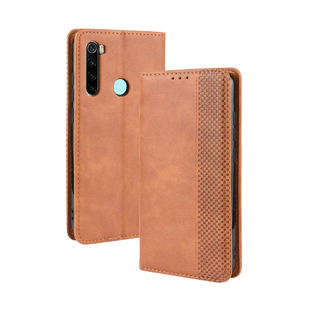 Bao da dạng ví Cao cấp dành cho Xiaomi Redmi Note 8 Luxury Leather