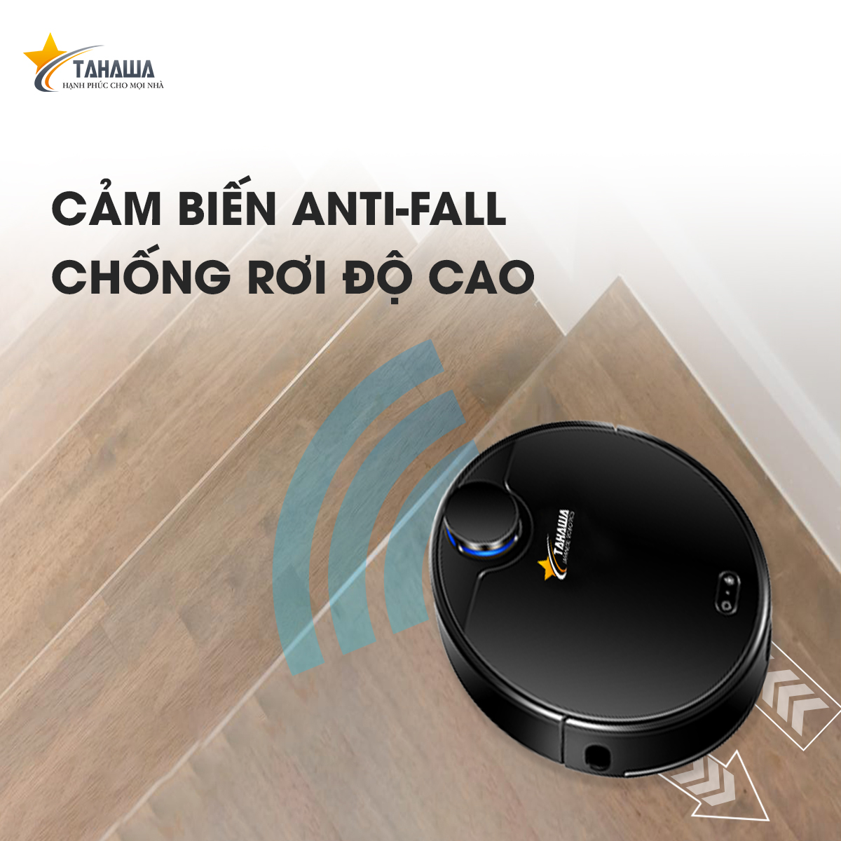 Robot hút bụi TAHAWA TH-06 PLUS Robo hút bụi lau nhà  với các tính năng nổi bật và hiện đại. Tiết kiệm thời gian và công sức khi sử dụng riêng biệt từng chế độ robot hút bụi lau nhà thông minh 3 in 1 hút, quét, ,lau. Bảo hành chính hãng 2 năm