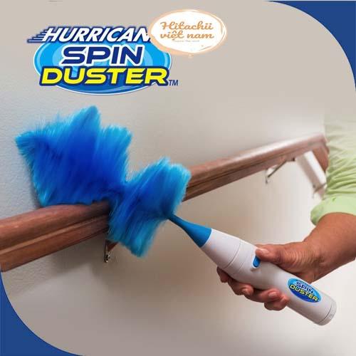 Chổi Lông Quét Bụi Tĩnh Điện Tự Động 360 độ, Chổi Quét Bụi Tích Điện Spin DUSTER Thông Minh Đa Năng Chức Năng