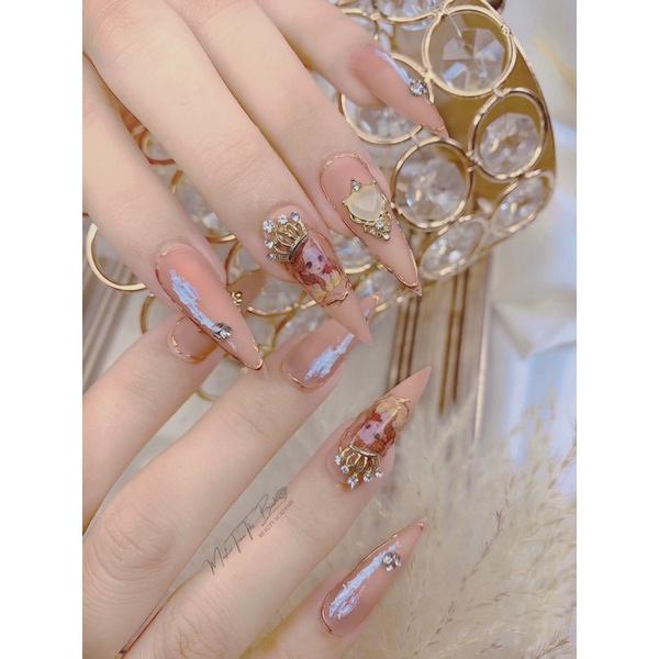 Nail Box _công chúa gắn charm siêu xinh _ phom móng nhọn