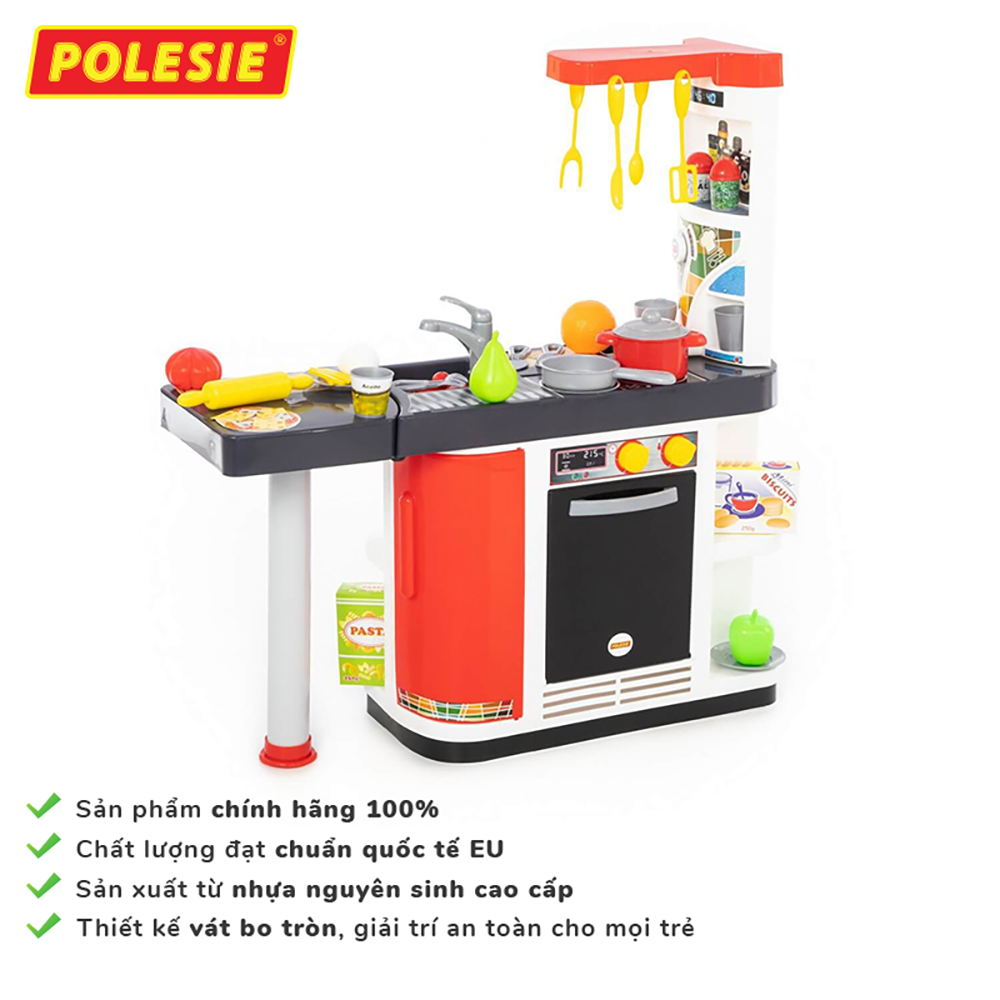 Bộ Đồ Chơi Nấu Ăn Cho Bé Master Chef Polesie 67609 Phát Triển Kỹ Năng Và Sáng Tạo, An Toàn, Thông Minh, Giáo Dục