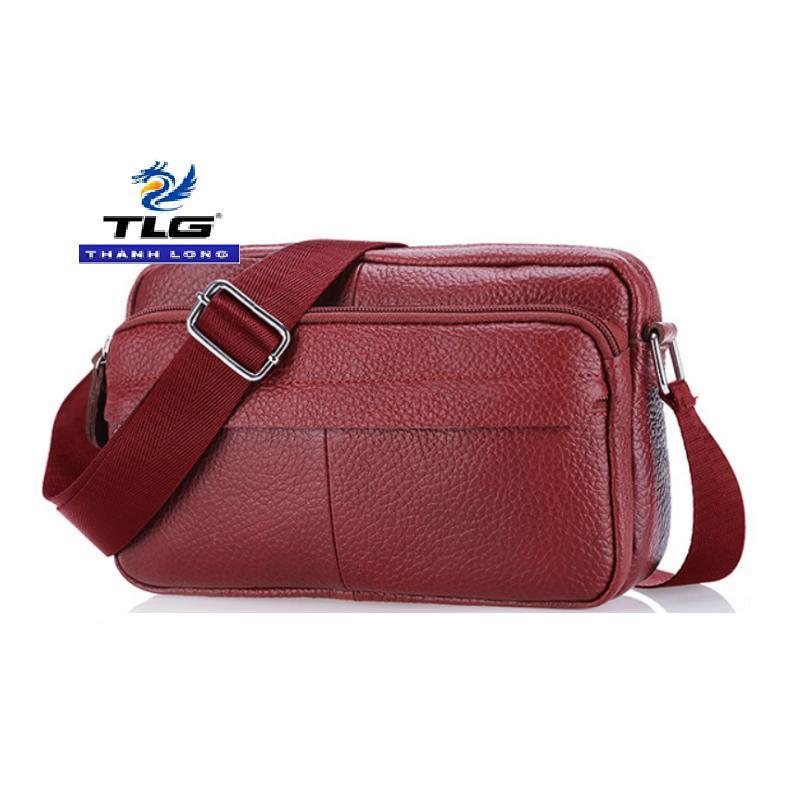 Túi đeo chéo da thật cao cấp Đồ Da Thành Long TLG 208241 - khuyen mai tui xach