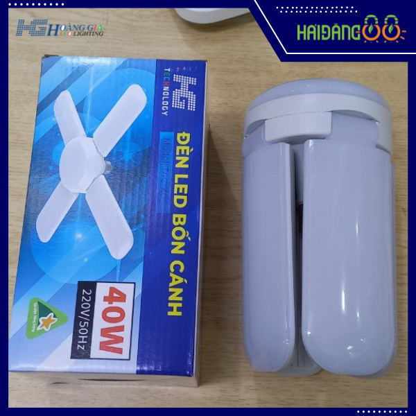 Đèn LED Mini chiếu sáng trang trí 4 cánh HG 40W