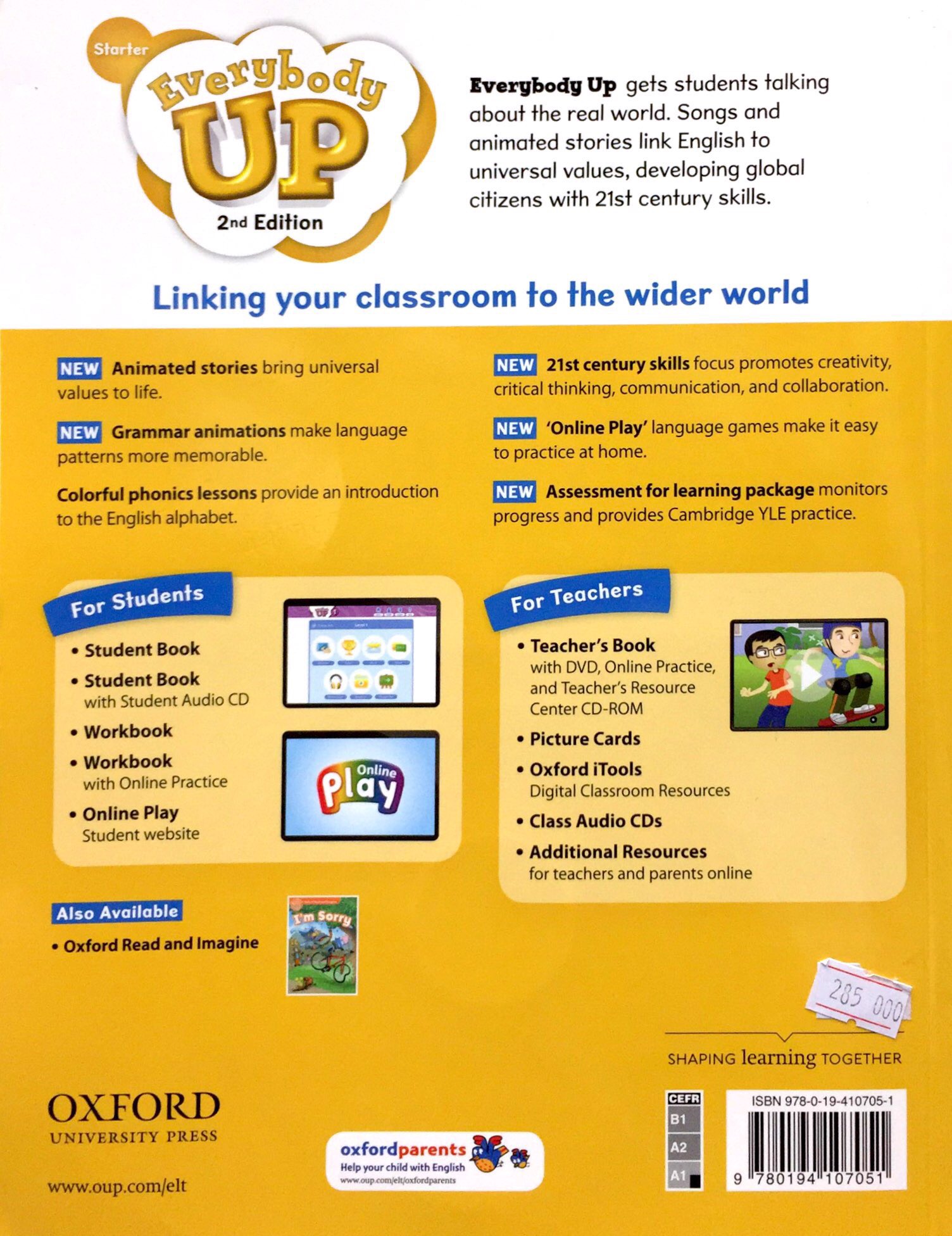 Everybody Up 2E Starter: Student Book with Audio CD Pack