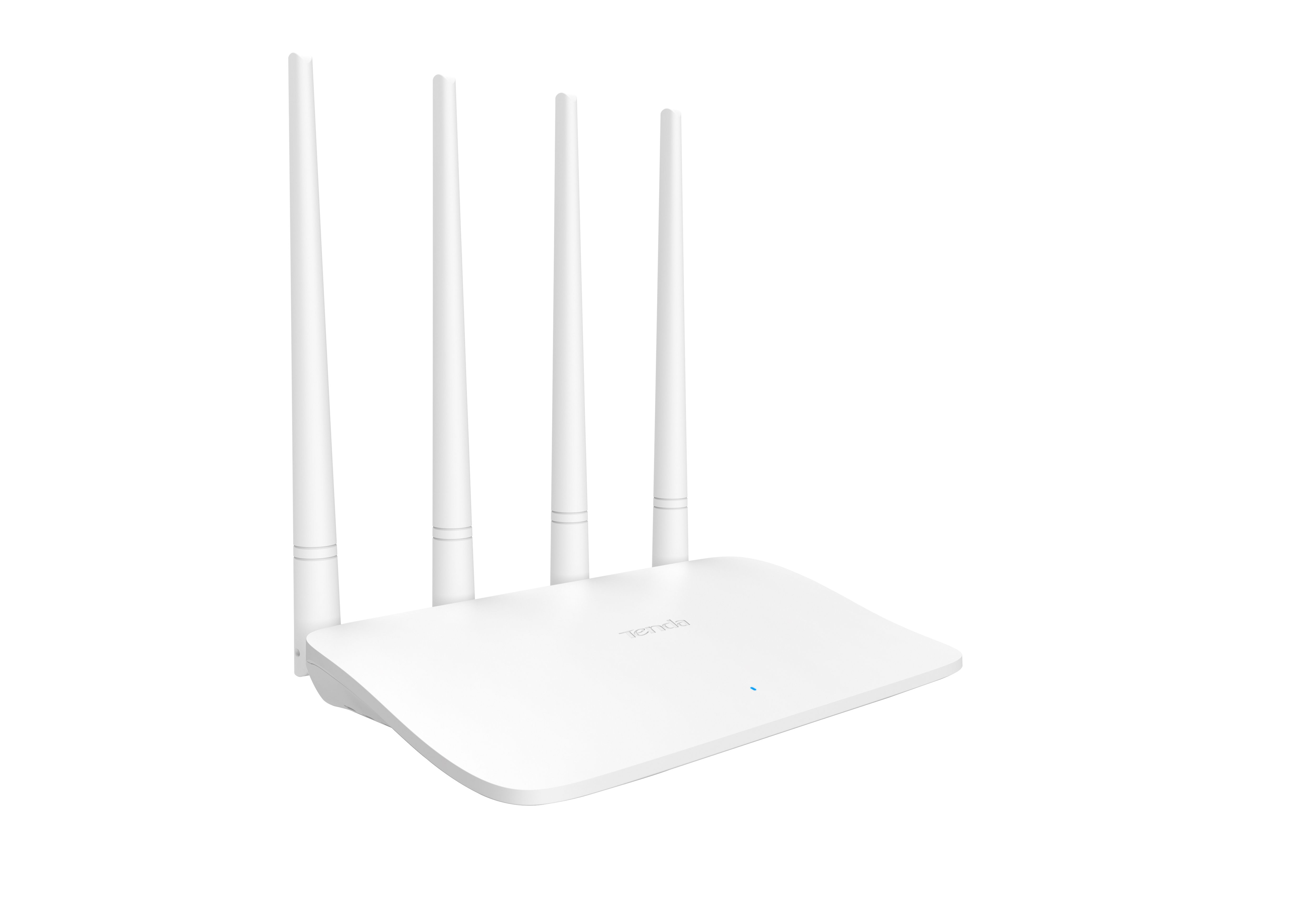 Thiết bị phát wifi không dây 4 râu chuẩn 300Mbps kích sóng repeater Wireless Router F6 Tenda hàng chính hãng