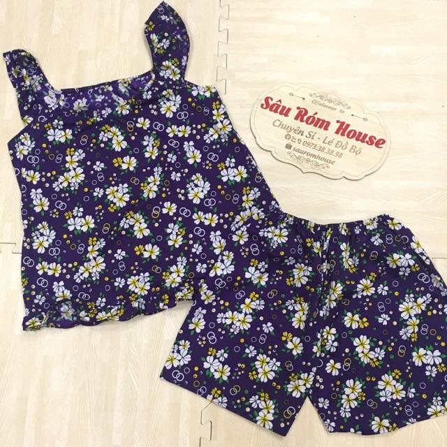 Bộ mặc nhà quần đùi size đại