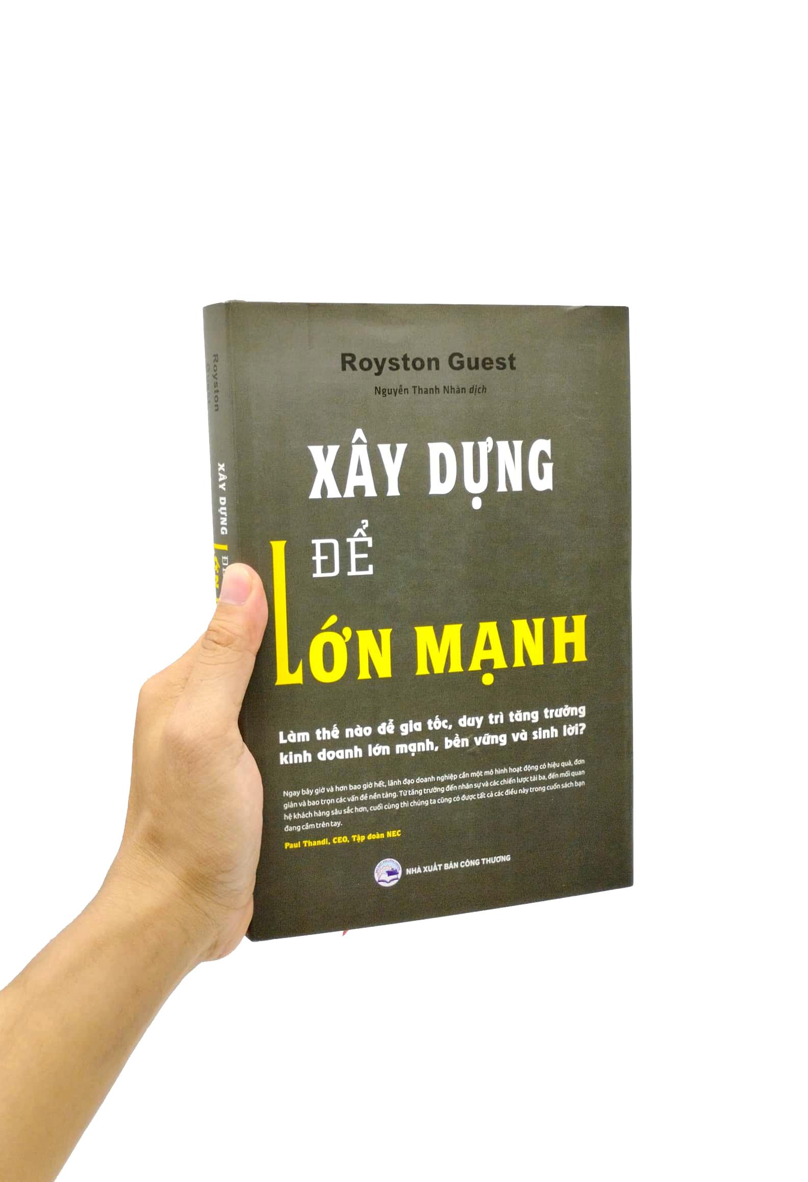 Xây Dựng Để Lớn Mạnh - Bìa Cứng