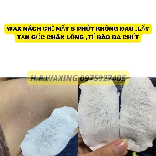 Combo nồi nấu sáp wax lông chống dính lòng nồi Ceramic cao cấp + 100G sáp