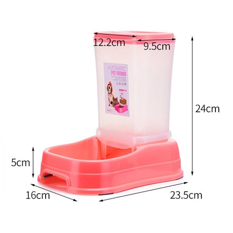 Bát ăn tự động cho chó mèo Kún Miu 0111 chất liệu nhựa (Automatic Pet Feeder)