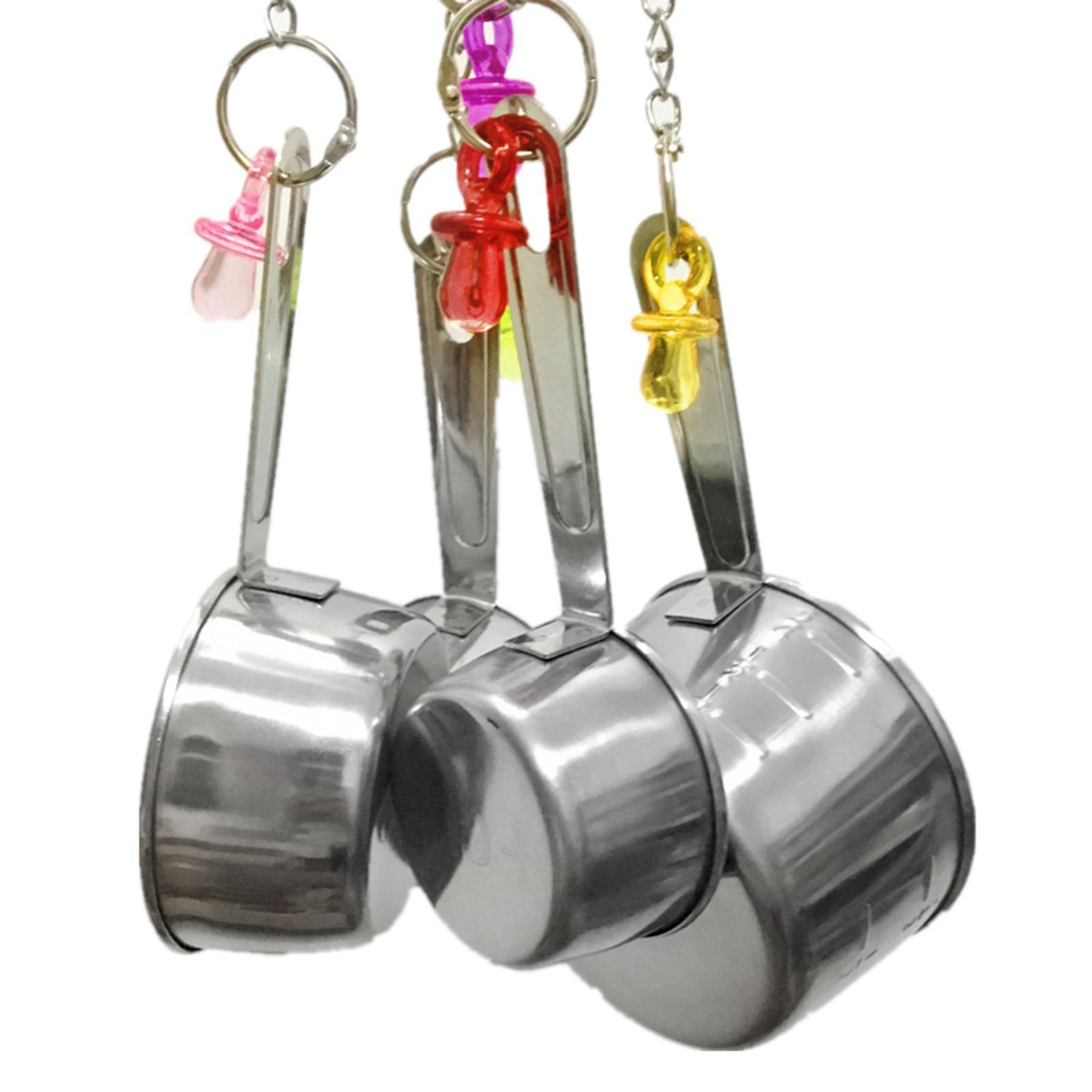 1Pcs Parrots Bite Toys Birds Stainless Steel Hanging Chewing Toys For Birds