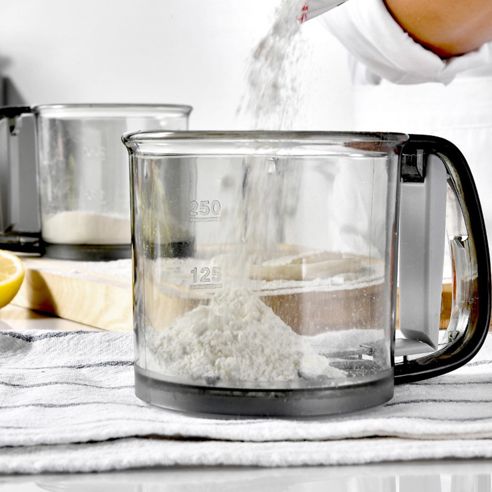 Flour Sieve Baking Utensils Sieve Cup Washable Multifunctional for Pastries Flour Cakes Pies