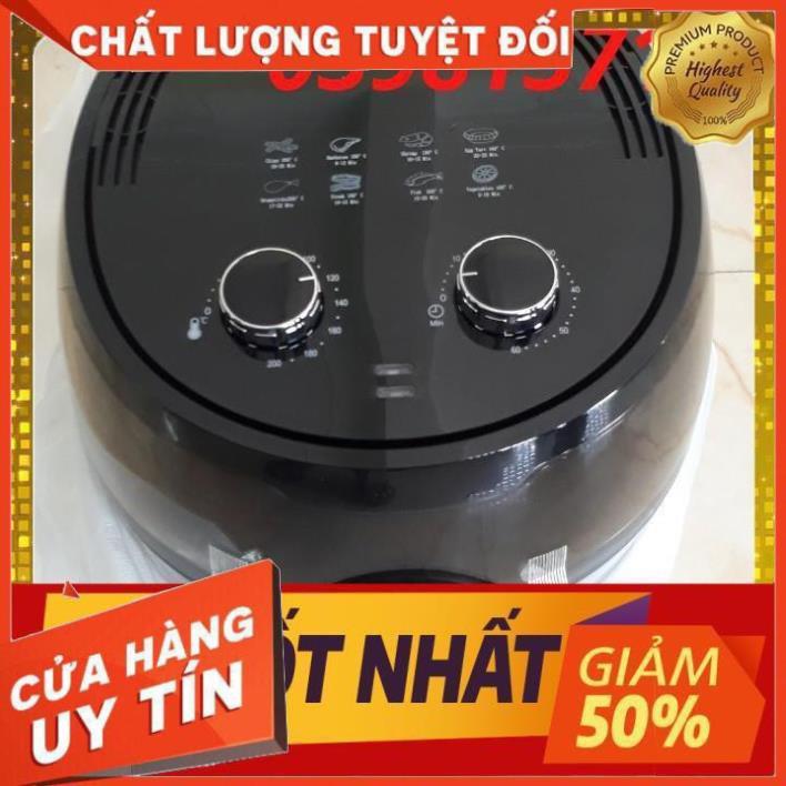 Nồi chiên không dầu 8L Nine Shield KB-6001 Siêu to Màn hình led