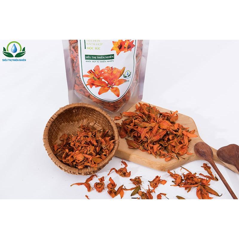 Trà Hoa Bách Hợp Hồng Mộc Sắc 100g Siêu thị thiên nhiên