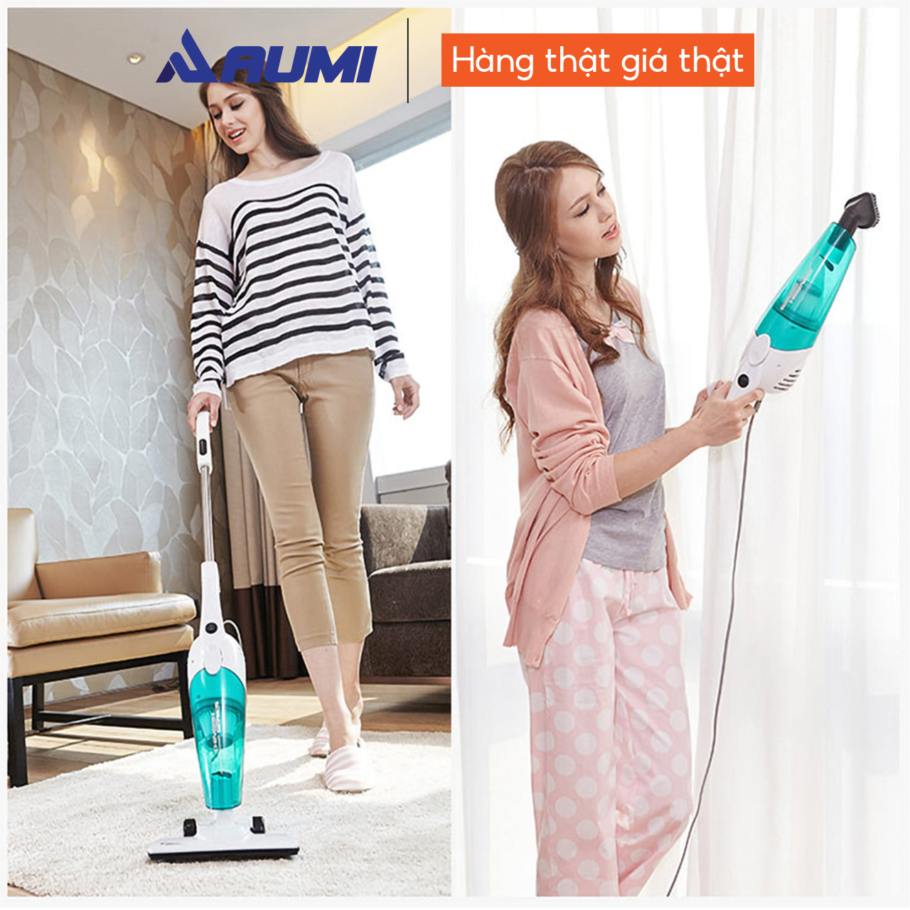 Máy hút bụi cầm tay mini Deerma DX118C dung tích bình chứa bụi 1.2L - Hàng chính hãng