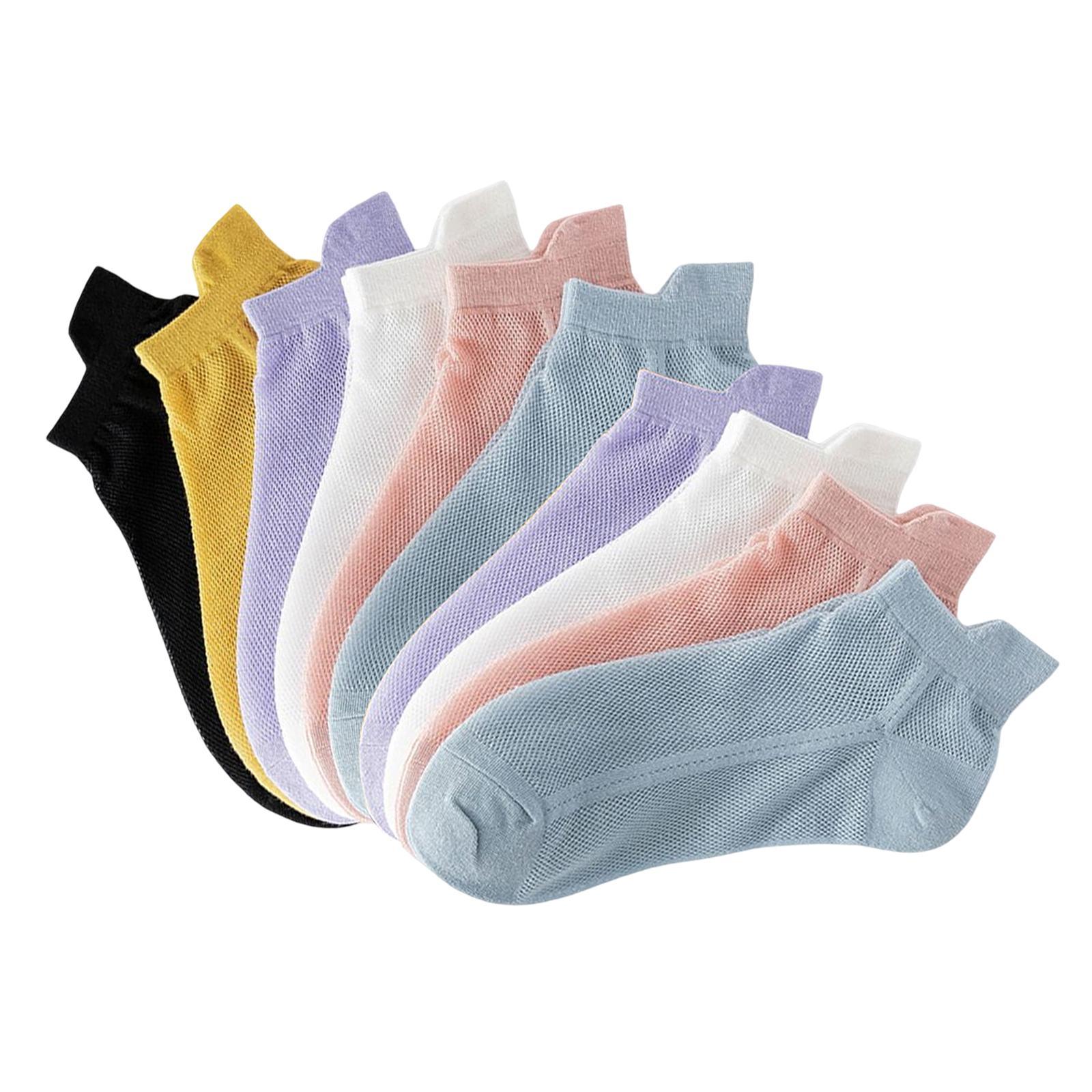 Ankle Boat Socks, Short Socks Hosiery Casual Socks, Multicolour Fashion, Invisible Sock No Show Socks for Outdoor Sports Indoor Trainer