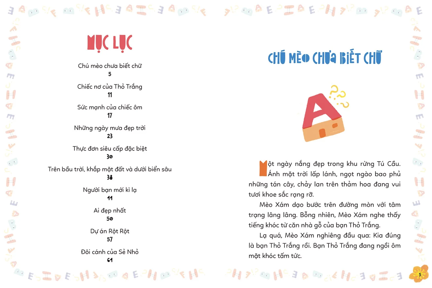 Chuyện Kể Trước Giờ Đi Ngủ: Chú Mèo Chưa Biết Chữ