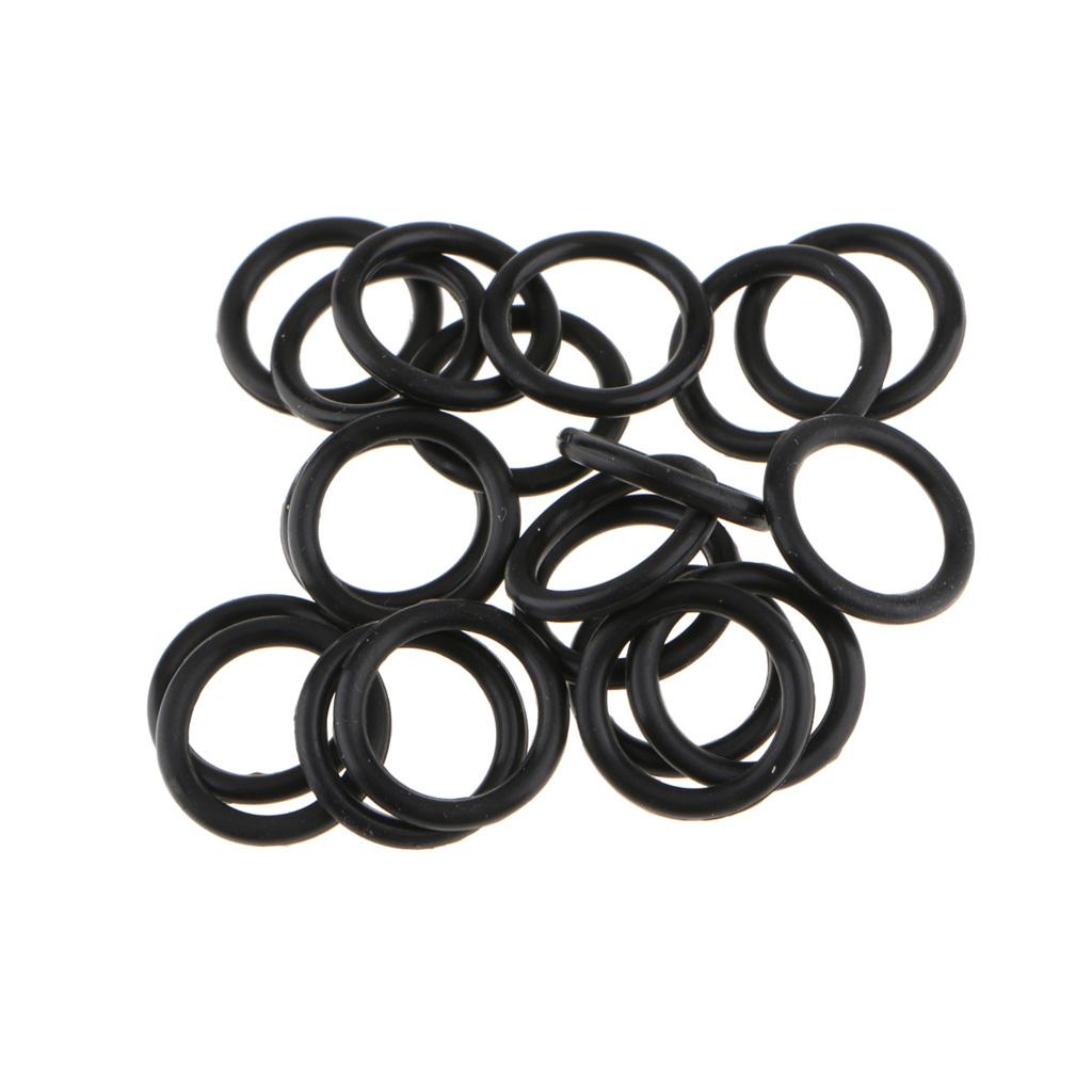 20 Miếng 12mm ID 15MM OD Ống tháo Cao Su O Nhẫn Harley