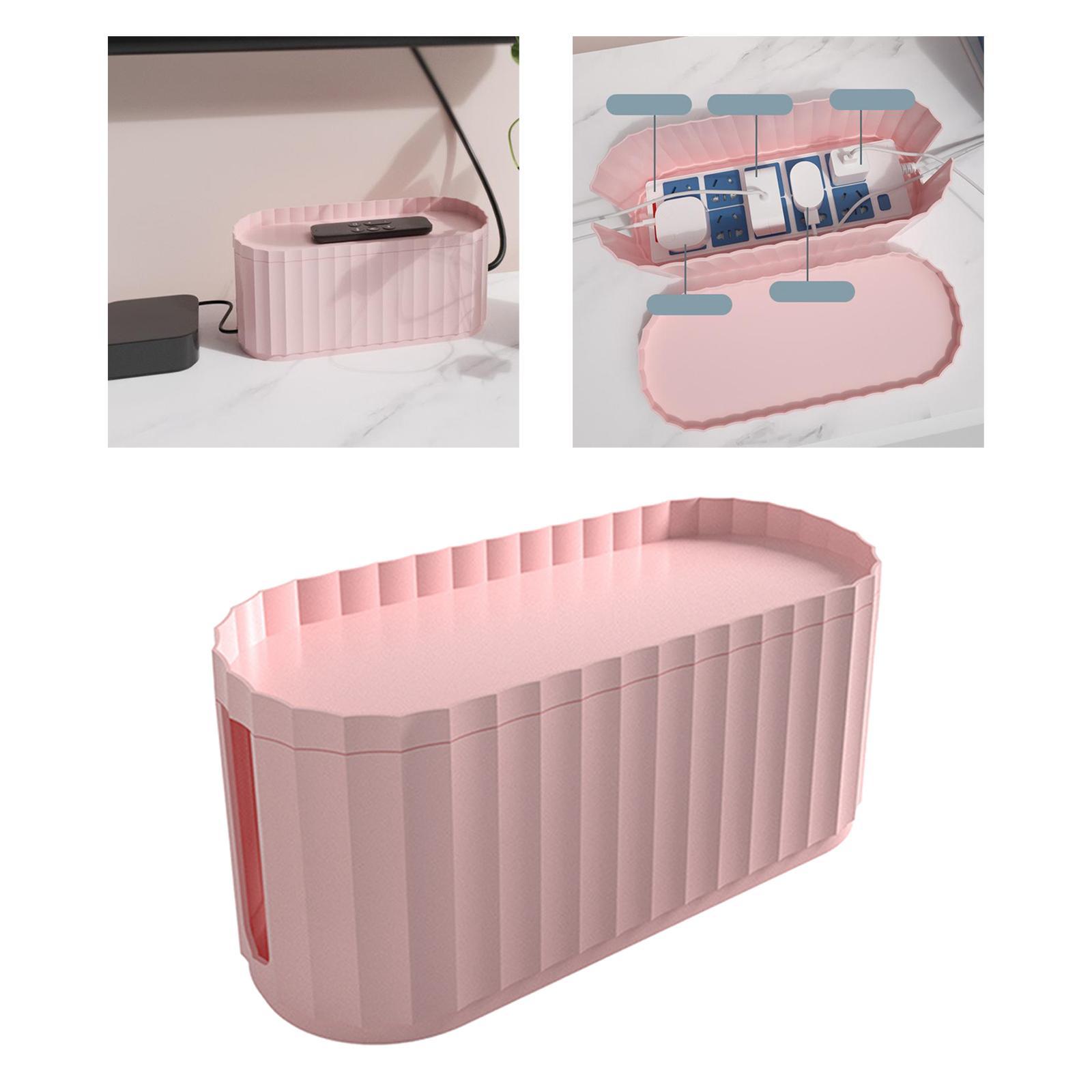 Cable Management Box, to Hide Adapter Cable Organizer Box for Office USB Hub Power Strips Home