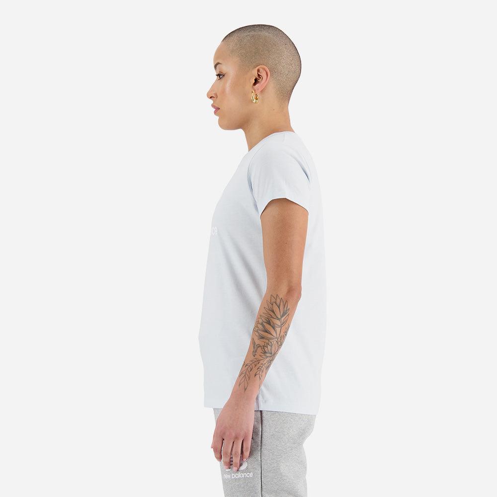 Áo thun thể thao nữ New Balance Essentials Stacked Logo - WT31546_IB