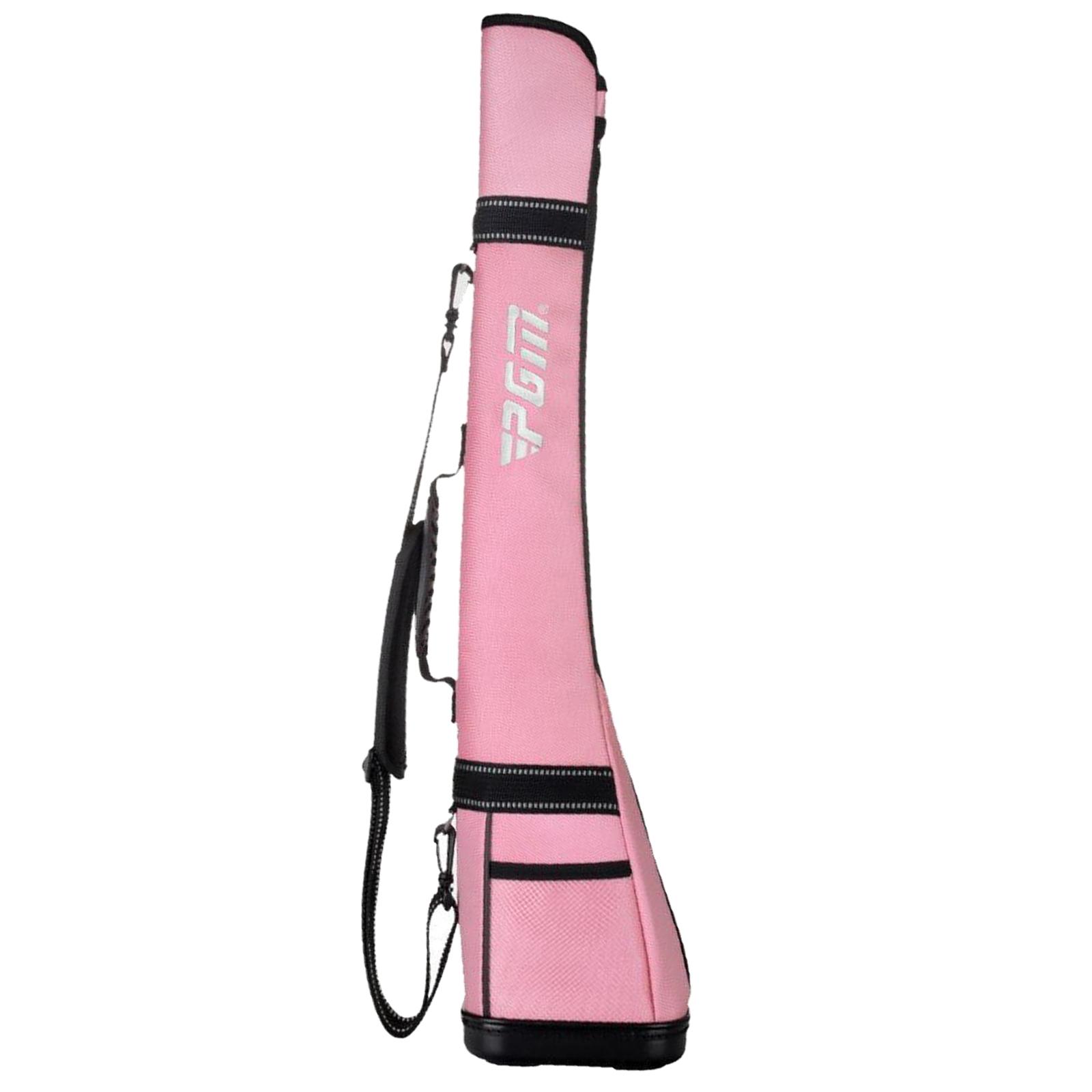 Professional Golf Sunday Bag with Side Mesh Pockets & Adjustable Sling Strap Golf Carry Bag for Golf Course, Travel, Driving Range