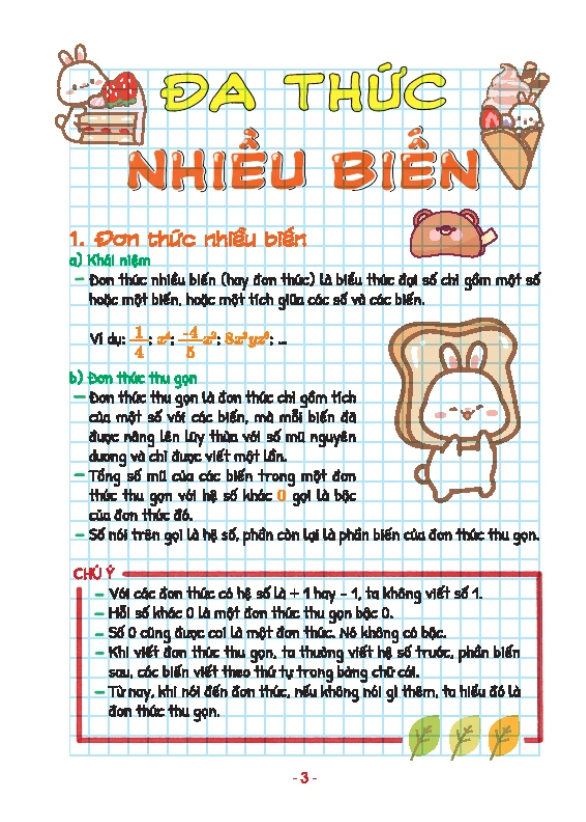 Sách Take Note! Toán 8 (Dùng Cho Cả 3 Bộ SGK)