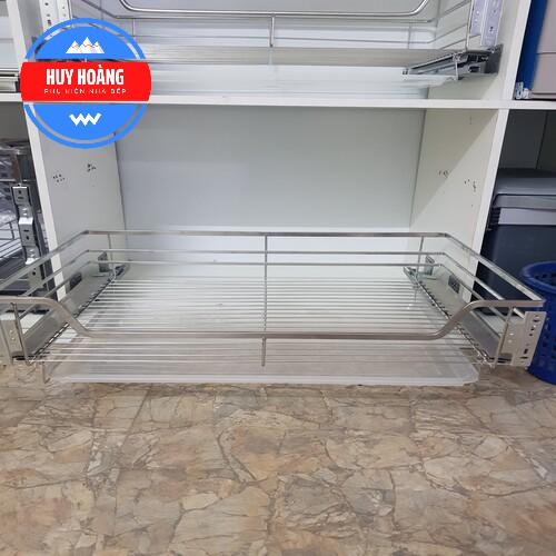 Giá Úp Xoong Nồi, Kệ Đa Năng Tủ Bếp Dưới INOX304 Nan Dẹt - Hàng Chính Hãng