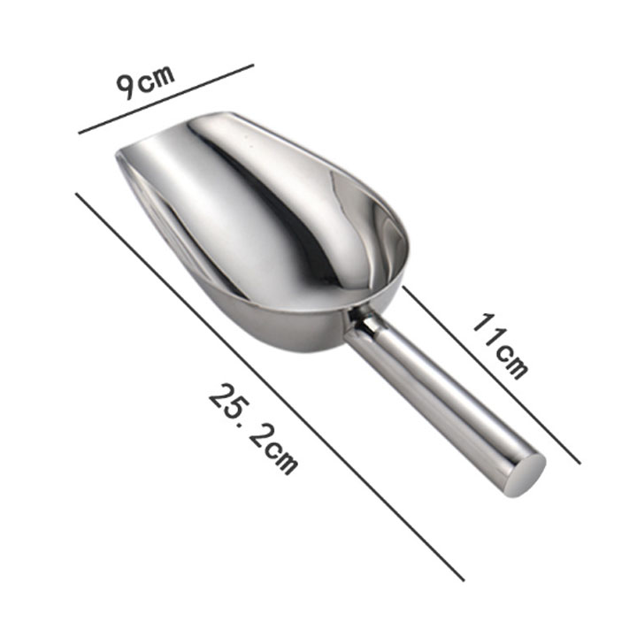 Dụng Cụ Xúc Đá - Xẻng Xúc Đá Inox Không Gỉ XuânlC