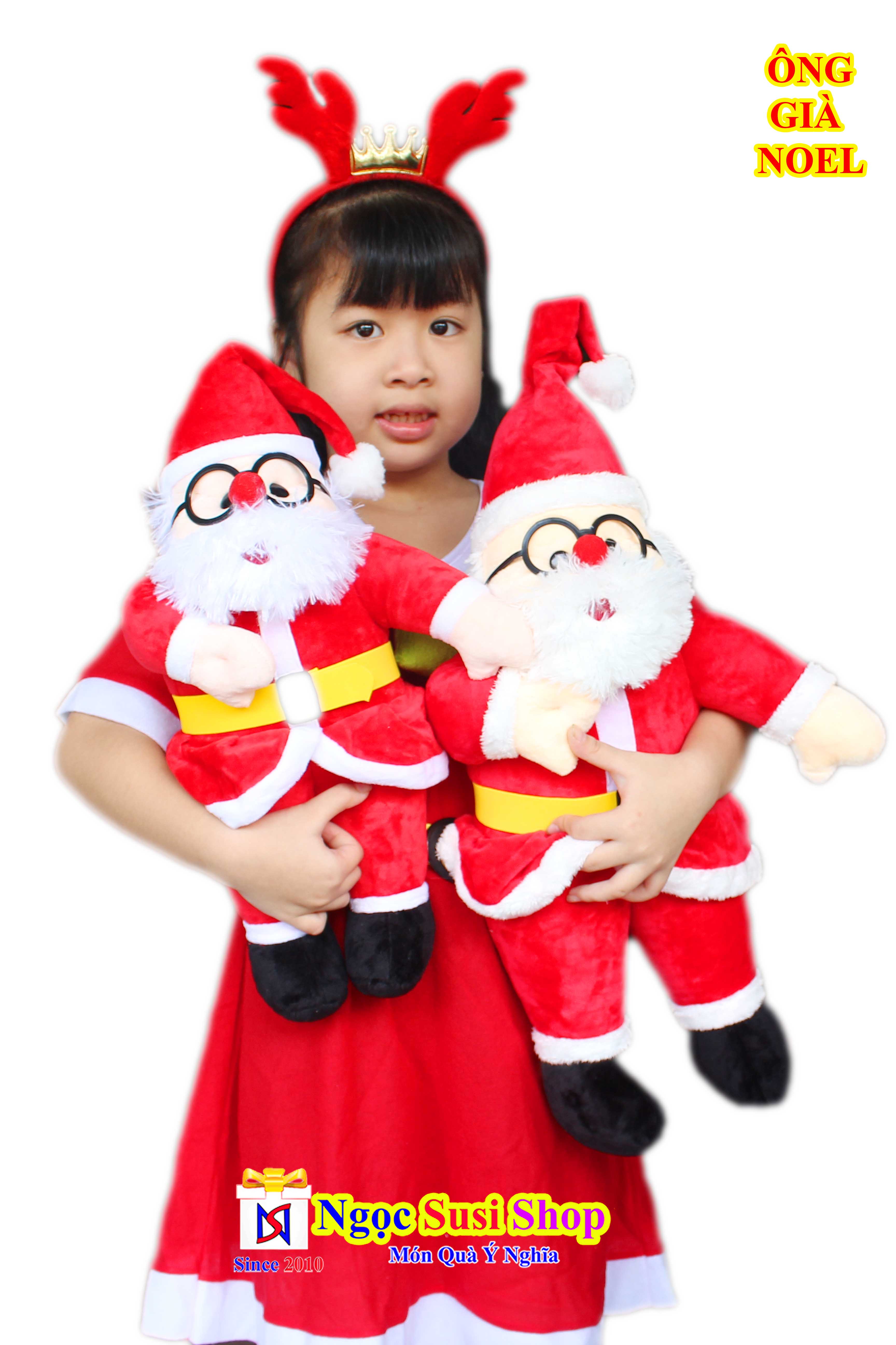 [CAO CẤP] GỐI ÔM ÔNG GIÀ NOEL SIÊU ĐẸP [ NHƯ ẢNH