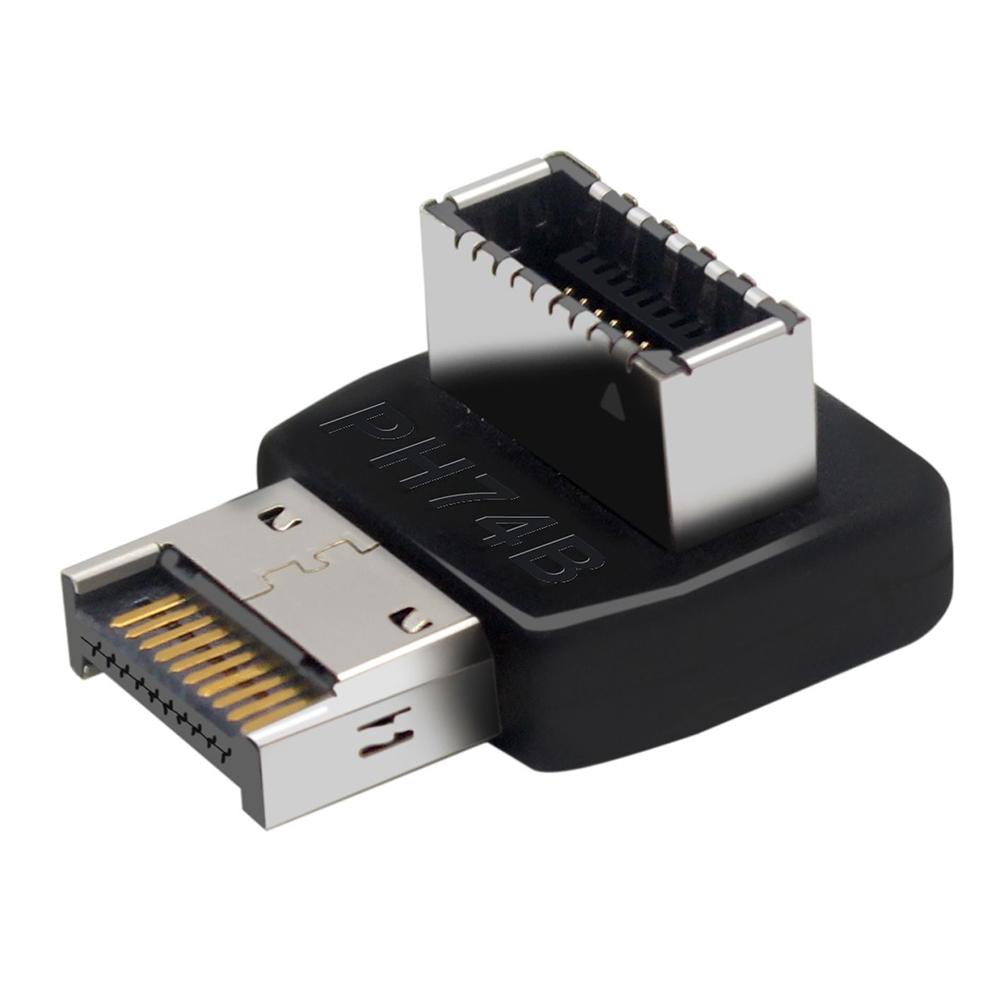 USB 3.1 Type-E 90 độ chuyển đổi USB Bộ chuyển đổi tiêu đề cho đầu nối bo mạch chủ Phụ kiện máy tính trên máy tính để bàn làm việc DIY