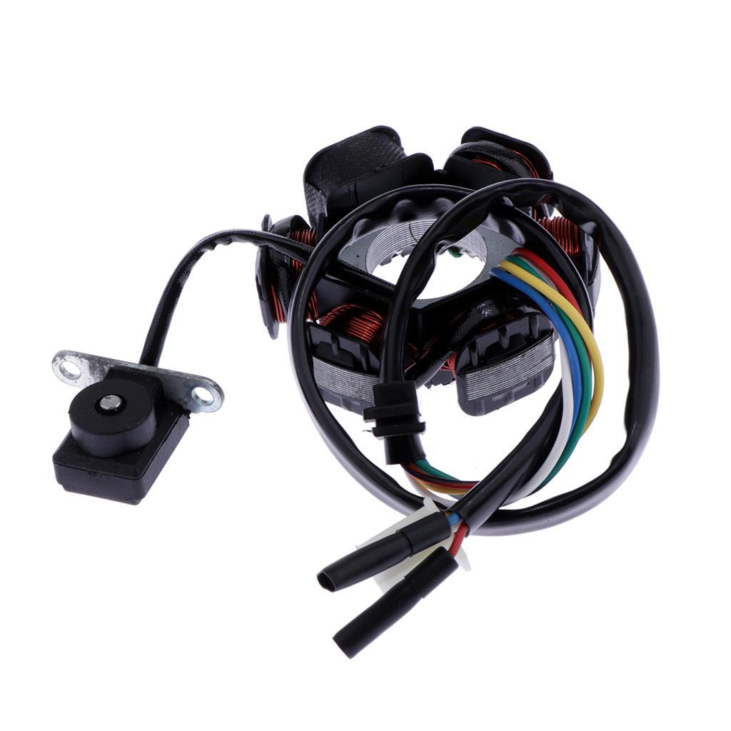 6 Coil Pole Alternator Stator Coil GY6 125CC Quad Bike Motorcycle