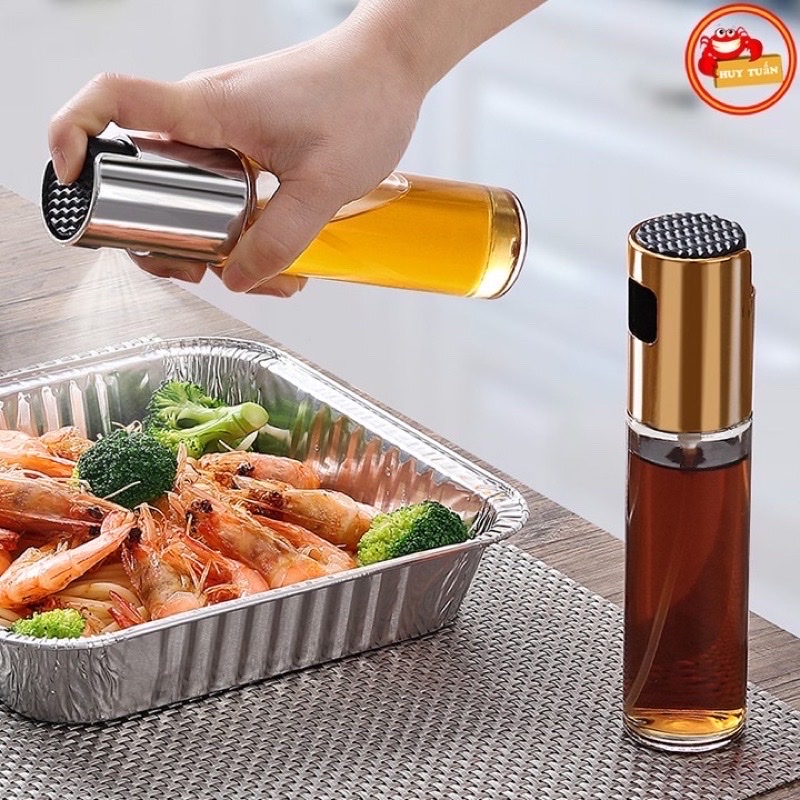 Bình xịt dầu ăn ,thủy tinh phun sương cho món ăn không bị khô giúp gia vị thấm nhanh và đều hơn ,phụ kiện cho nhà bếp