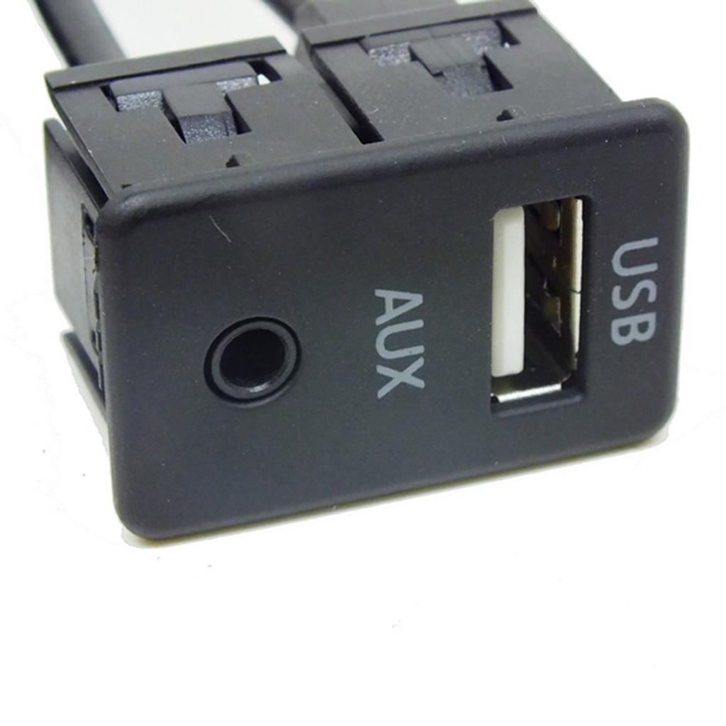 Car Mount USB AUX Adapter Extension Cable Lead Headphone