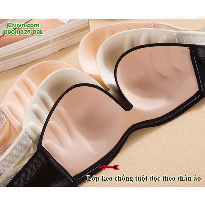 Áo lót nữ chống tụt không dây mặc đầm hở vai